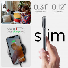 Apple iPhone 14 Coque Spigen Ultra Hybrid Clair comme du cristal  Transparent