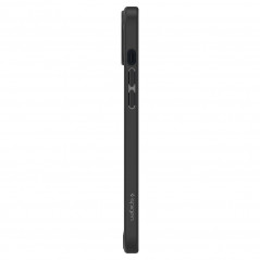 Apple iPhone 14 Plus Coque Spigen Ultra Hybrid Clair comme du cristal  Noir mat
