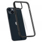 Apple iPhone 14 Plus Coque Spigen Ultra Hybrid Clair comme du cristal  Noir mat