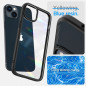 Apple iPhone 14 Plus Coque Spigen Ultra Hybrid Clair comme du cristal  Noir mat