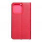 Apple iPhone 14 Pro Portefeuilles LUNA Book Gold Élégant  Rouge
