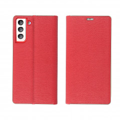 Apple iPhone 14 Pro Portefeuilles LUNA Book Gold Élégant  Rouge