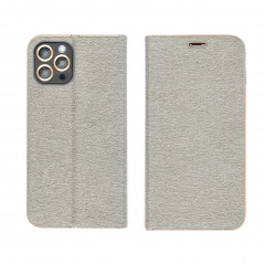 Apple iPhone 14 Pro Portefeuilles LUNA Book Gold Élégant  Argenté