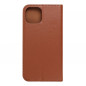 Apple iPhone 14 Portefeuilles Leather case SMART PRO Élégant  Brun