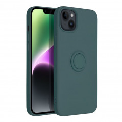 Apple iPhone 14 Plus Coque Silicone ring Vert