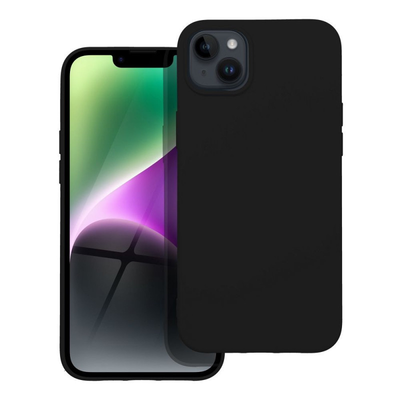 Apple iPhone 14 Plus Coque Silicone Élégant  Noir