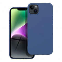Apple iPhone 14 Plus Coque Silicone Élégant  Bleu