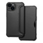 Apple iPhone 14 Portefeuilles Razor Book Fibre de carbone, Modèle de carbone  Noir