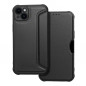 Apple iPhone 14 Plus Portefeuilles Razor Book Fibre de carbone, Modèle de carbone Noir Apple iPhone 14 Plus Portefeuilles Razor Book Fibre de carbone, Modèle de carbone Noir