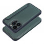 Apple iPhone 14 Pro Max Portefeuilles Razor Book Fibre de carbone, Modèle de carbone Vert foncé Apple iPhone 14 Pro Max Portefeuilles Razor Book Fibre de carbone, Modèle de carbone Vert foncé