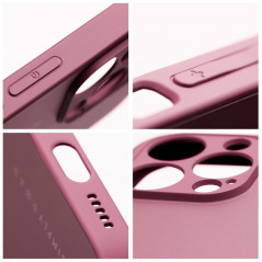 Apple iPhone XR Coque Roar Matte Glass Élégant  Bordeaux