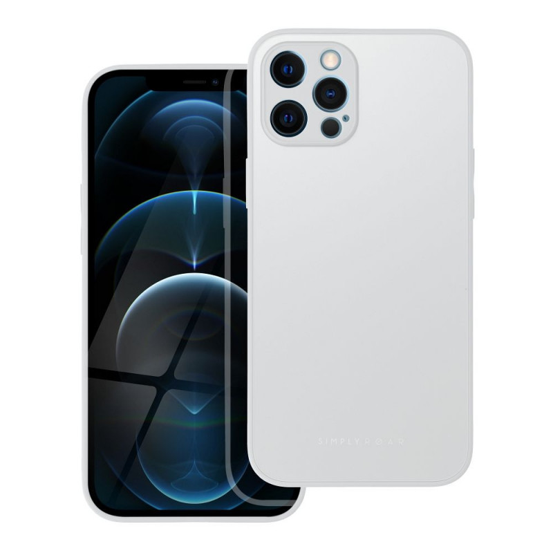 Apple iPhone 12 Pro Max Coque Roar Matte Glass Élégant  Acier