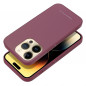 Apple iPhone 14 Coque Roar Matte Glass Élégant  Bordeaux