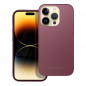 Apple iPhone 14 Pro Coque Roar Matte Glass Élégant  Bordeaux