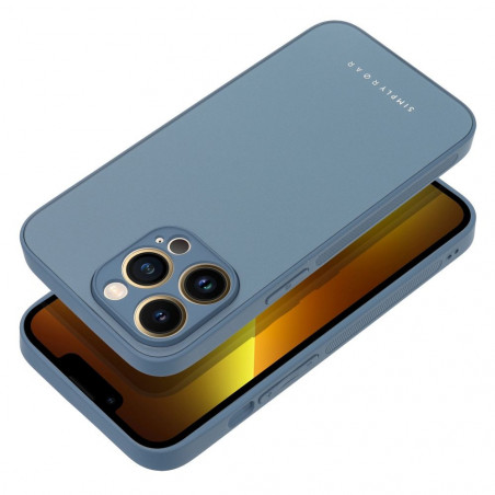 Apple iPhone XS Max Coque Roar Matte Glass Élégant  Bleu