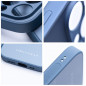 Apple iPhone XS Max Coque Roar Matte Glass Élégant  Bleu