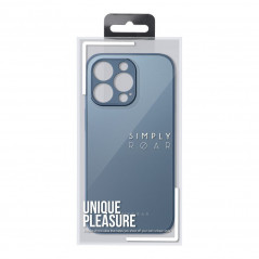 Apple iPhone X Coque Roar Matte Glass Élégant  Bleu