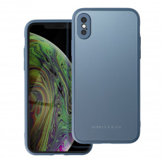 Apple iPhone X Coque Roar Matte Glass Élégant  Bleu