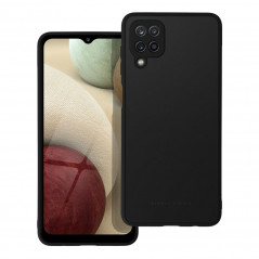 Samsung Galaxy A12 Coque Roar Matte Glass Élégant  Noir