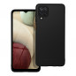 Samsung Galaxy A12 Coque Roar Matte Glass Élégant  Noir
