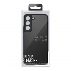 Samsung Galaxy A12 Coque Roar Matte Glass Élégant  Noir