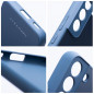 Samsung Galaxy A12 Coque Roar Matte Glass Élégant  Bleu