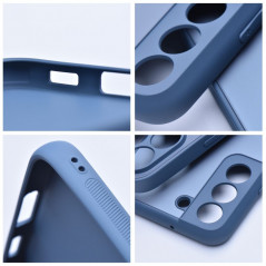 Samsung Galaxy A12 Coque Roar Matte Glass Élégant  Bleu