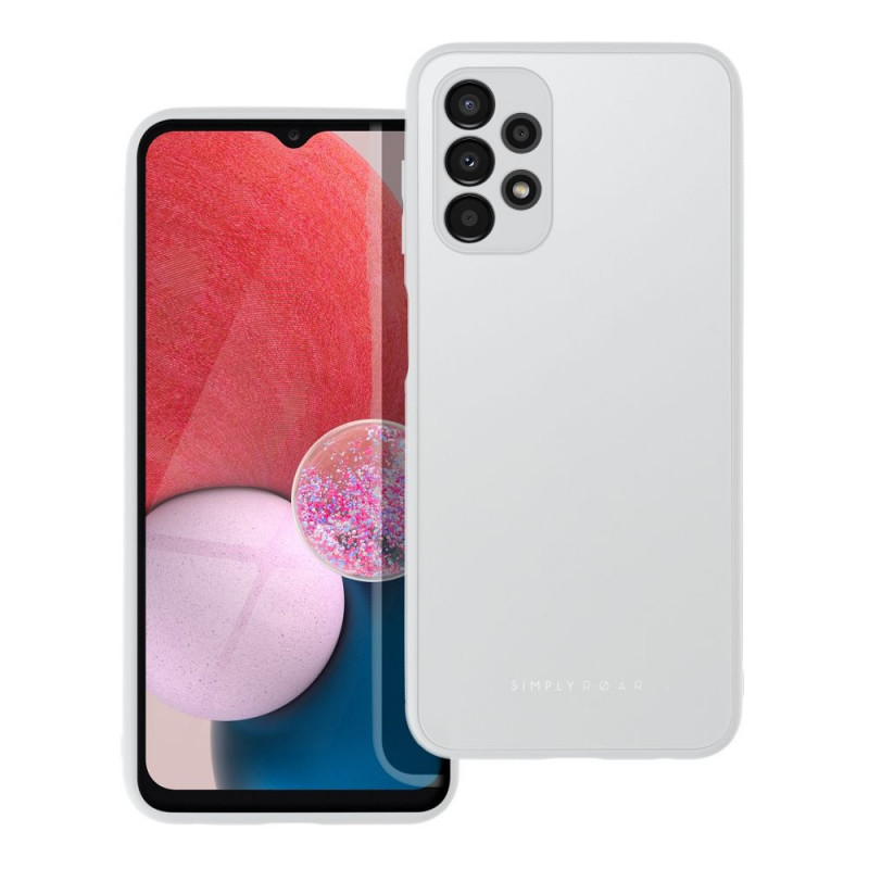 Samsung Galaxy A13 LTE Coque Roar Matte Glass Élégant  Acier