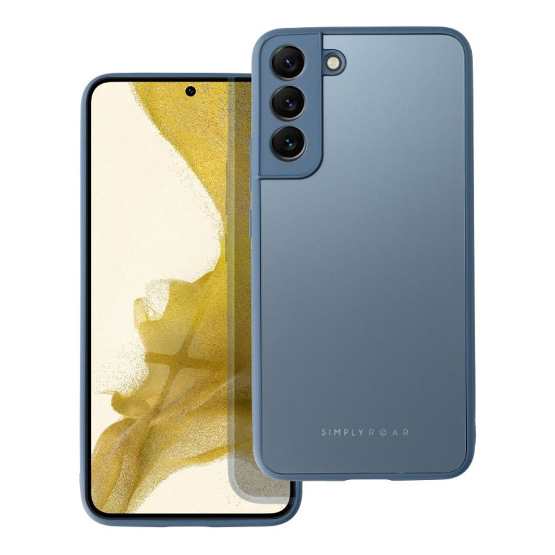 Samsung Galaxy S22 Plus Coque Roar Matte Glass Élégant  Bleu