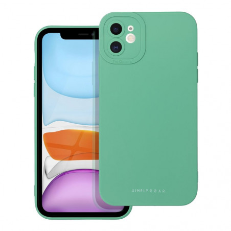 Apple iPhone 11 Coque Roar Luna Monochromatique, Élégant, Un accessoire esthétique  Vert