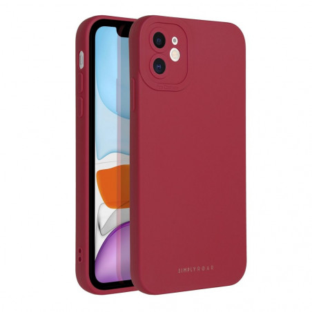 Apple iPhone 11 Coque Roar Luna Monochromatique, Élégant, Un accessoire esthétique  Rouge