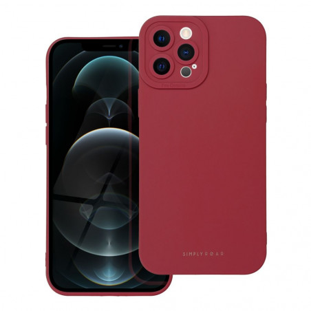 Apple iPhone 12 Pro Max Coque Roar Luna Monochromatique, Élégant, Un accessoire esthétique  Rouge