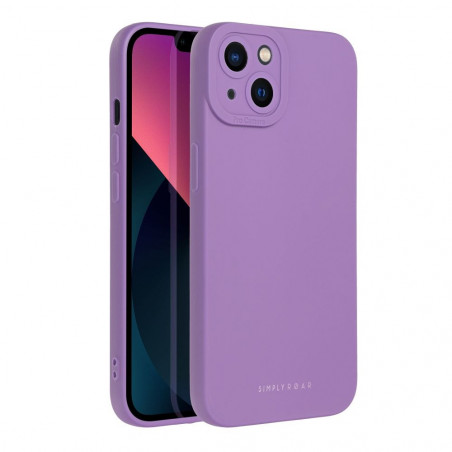 Apple iPhone 13 Coque Roar Luna Monochromatique, Élégant, Un accessoire esthétique  Violet (Violet)