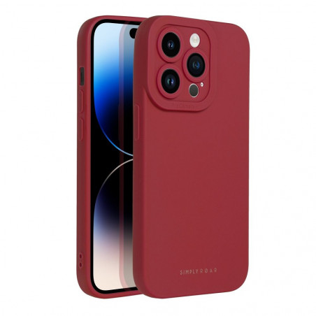 Apple iPhone 14 Pro Coque Roar Luna Monochromatique, Élégant, Un accessoire esthétique  Rouge