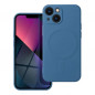 Apple iPhone 13 mini Coque Silicone Mag Cover MagSAFE  Bleu