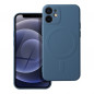 Apple iPhone 12 mini Coque Silicone Mag Cover MagSAFE  Bleu