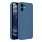 Apple iPhone 12 mini Coque Silicone Mag Cover MagSAFE  Bleu