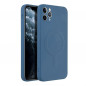 Apple iPhone 11 Pro Max Coque Silicone Mag Cover MagSAFE  Bleu