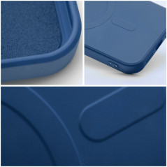 Apple iPhone 11 Pro Max Coque Silicone Mag Cover MagSAFE  Bleu