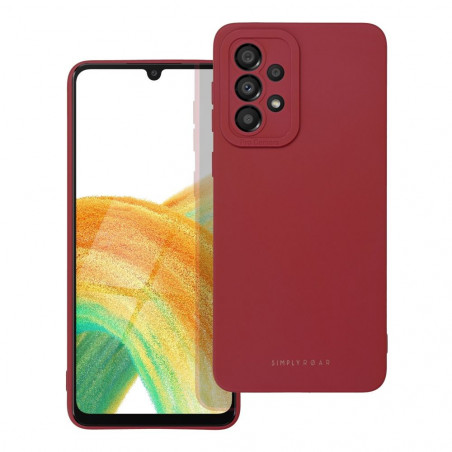 Samsung Galaxy A33 Coque Roar Luna Monochromatique, Élégant, Un accessoire esthétique  Rouge