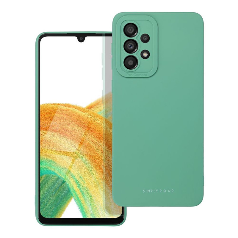 Samsung Galaxy A33 Coque Roar Luna Monochromatique, Élégant, Un accessoire esthétique  Vert
