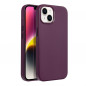 Apple iPhone 14 Coque Leather Mag Cover Élégant  MagSAFE  Violet foncé