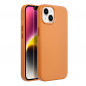 Apple iPhone 14 Coque Leather Mag Cover Élégant  MagSAFE  Orange