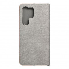 Samsung Galaxy S23 Ultra 5G Portefeuilles LUNA Book Gold Élégant  Argenté