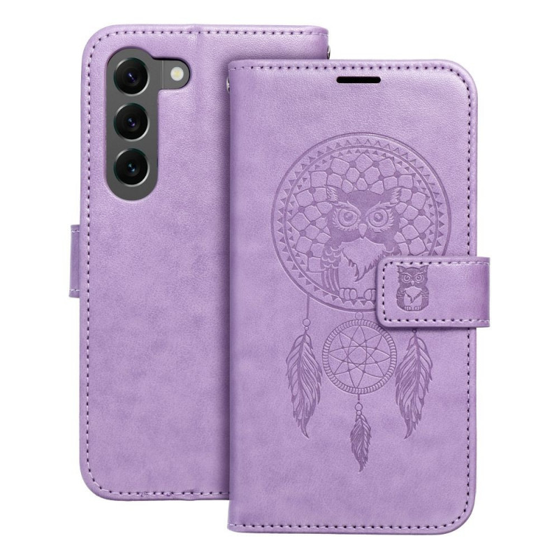 Samsung Galaxy S23 5G Portefeuilles MEZZO Book Capteurs de rêve  Violet (Purple)