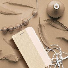 Samsung Galaxy S23 5G Portefeuilles Sensitive Book Or