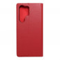 Samsung Galaxy S23 Ultra 5G Portefeuilles Leather case SMART PRO Élégant  Bordeaux