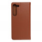 Samsung Galaxy S23 5G Portefeuilles Leather case SMART PRO Élégant  Brun