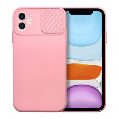 Apple iPhone 11 Coque Slide Rose clair