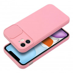 Apple iPhone 11 Coque Slide Rose clair